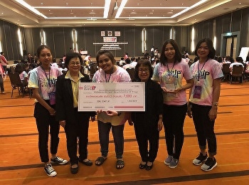 The students of the International
College,  Suan Sunandha Rajabhat
University, Won the award for 3rd runner
up in the SSRU competition Start up
U.B.YE! Camp at The Greenery Resort,
Khao Yai,  Nakhon Ratchasima